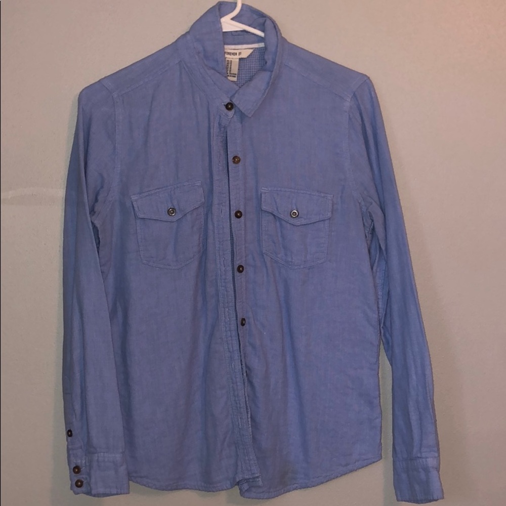 Women’s Size M Jean colored button up